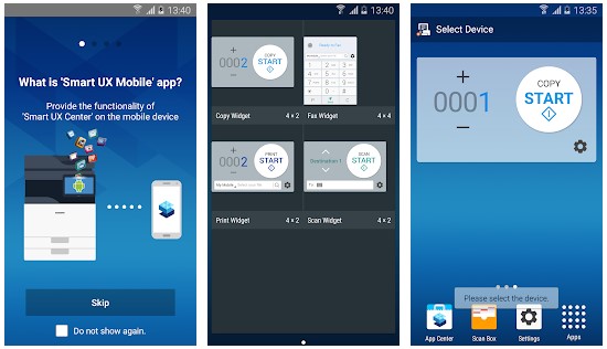 Samsung Smart UX Mobile App